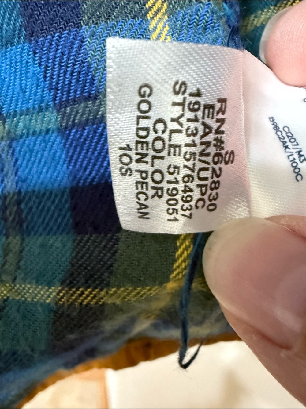 Lands' End Mustard Gold Lined Utility Shirt Jacket Men’s S Golden Pecan - Picture 7 of 7